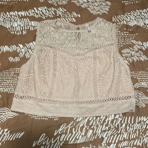 Cropped Sleeveless Top